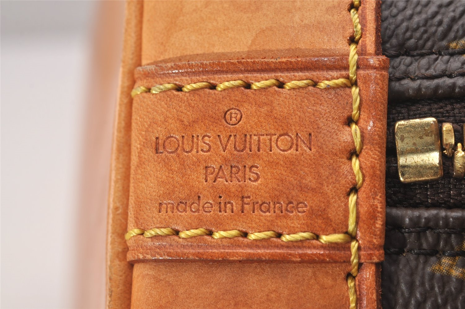 Authentic Louis Vuitton Monogram Alma Hand Bag Purse M51130 LV 4827J