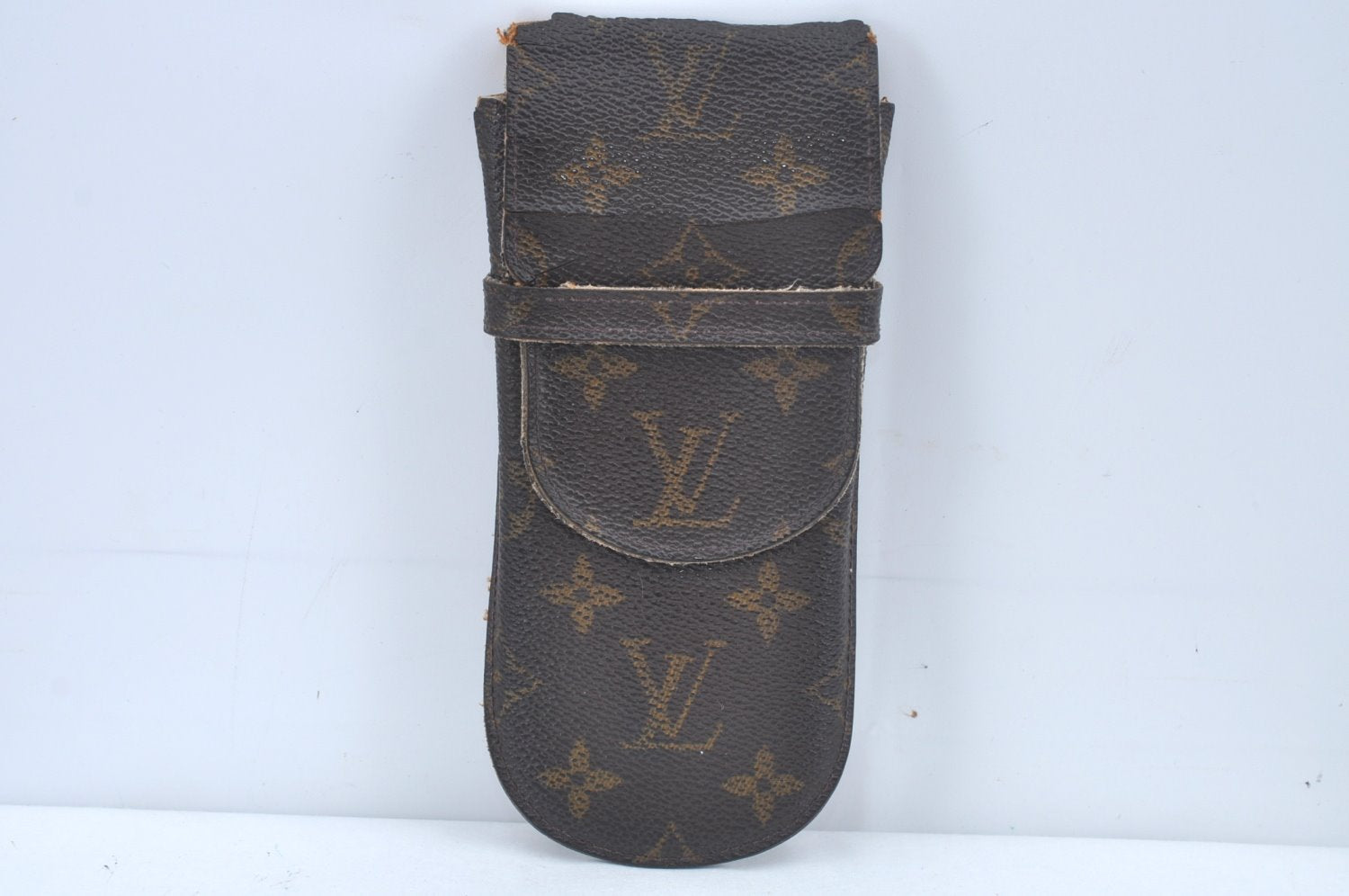 Authentic Louis Vuitton Monogram Etui Lunette Rabat Glasses Case M62970 LV 4828I