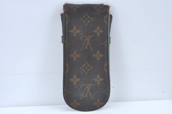 Authentic Louis Vuitton Monogram Etui Lunette Rabat Glasses Case M62970 LV 4828I