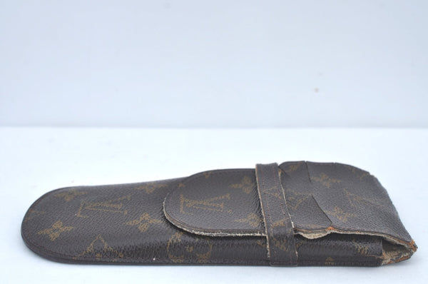 Authentic Louis Vuitton Monogram Etui Lunette Rabat Glasses Case M62970 LV 4828I