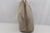 Authentic PRADA Leather Nappa 2Way Shoulder Tote Bag BN2419 Gray 4830J