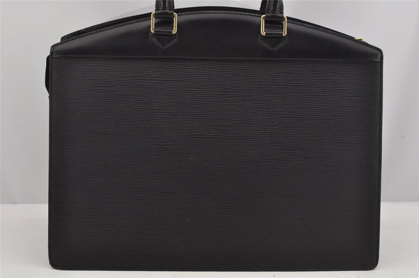 Authentic Louis Vuitton Epi Riviera Hand Bag Black M48182 LV 4831J