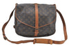 Authentic Louis Vuitton Monogram Saumur 35 Shoulder Cross Bag M42254 LV 4832H