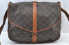 Authentic Louis Vuitton Monogram Saumur 35 Shoulder Cross Bag M42254 LV 4832H