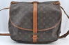 Authentic Louis Vuitton Monogram Saumur 35 Shoulder Cross Bag M42254 LV 4832H