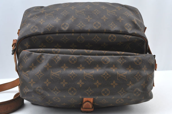 Authentic Louis Vuitton Monogram Saumur 35 Shoulder Cross Bag M42254 LV 4832H