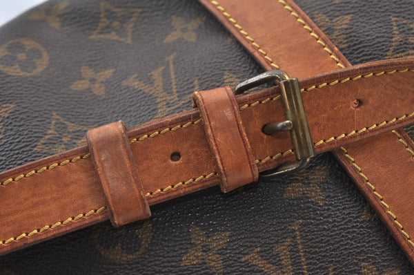 Authentic Louis Vuitton Monogram Saumur 35 Shoulder Cross Bag M42254 LV 4832H