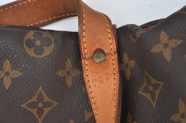Authentic Louis Vuitton Monogram Saumur 35 Shoulder Cross Bag M42254 LV 4832H