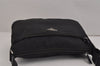 Authentic PRADA Nylon Tessuto Leather Shoulder Cross Body Bag Purse Black 4832J