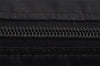 Authentic PRADA Nylon Tessuto Leather Shoulder Cross Body Bag Purse Black 4832J