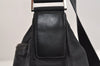 Authentic PRADA Nylon Tessuto Leather Shoulder Cross Body Bag Purse Black 4832J