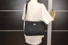 Authentic PRADA Nylon Tessuto Leather Shoulder Cross Body Bag Purse Black 4832J