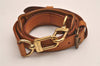 Authentic Louis Vuitton Leather Shoulder Strap Beige 40.2-47.2" LV 4834J