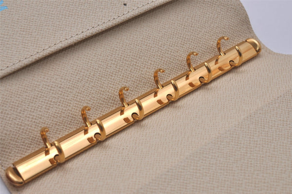 Authentic Louis Vuitton Damier Azur Agenda PM Notebook Cover R20706 LV 4837I