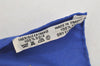 Authentic HERMES Carre 90 Scarf "1789 LIBERTE EGALITE" Silk Blue 4838I