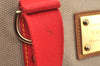 Authentic Louis Vuitton Antigua Cabas MM Tote Bag Beige Red M40035 LV 4839J