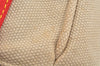 Authentic Louis Vuitton Antigua Cabas MM Tote Bag Beige Red M40035 LV 4839J