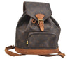 Authentic Louis Vuitton Monogram Montsouris MM Backpack M51136 LV 4840J