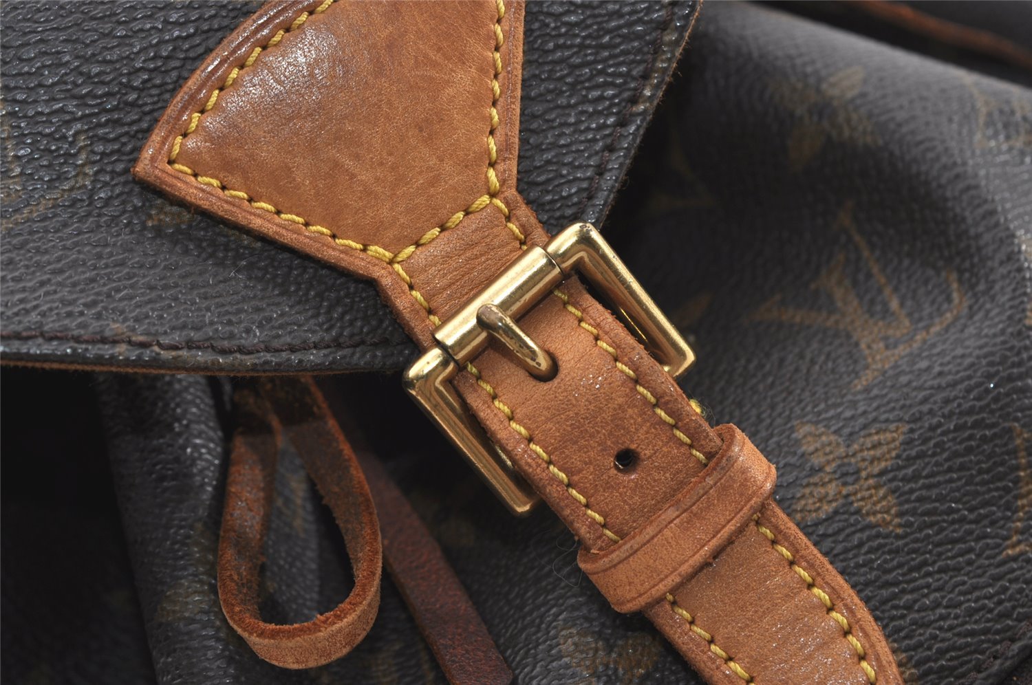 Authentic Louis Vuitton Monogram Montsouris MM Backpack M51136 LV 4840J