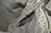 Authentic FENDI Vintage Zucchino Hand Bag Canvas Leather Beige 4841I