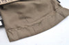 Authentic FENDI Vintage Zucchino Hand Bag Canvas Leather Beige 4841I
