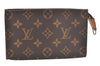 Authentic Louis Vuitton Monogram Pouch For Bucket PM LV 4843K