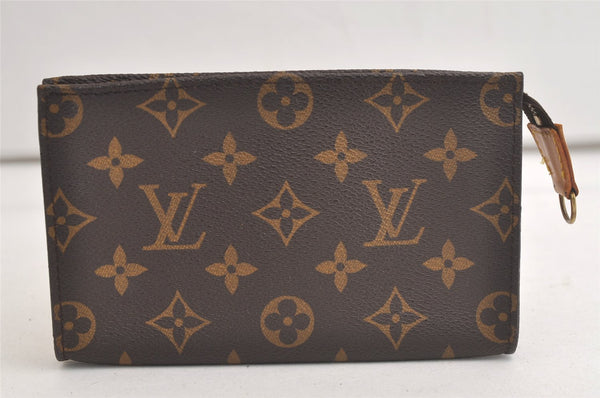 Authentic Louis Vuitton Monogram Pouch For Bucket PM LV 4843K
