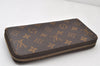 Authentic Louis Vuitton Monogram Zippy Long Wallet Purse M60017 LV Junk 4844K