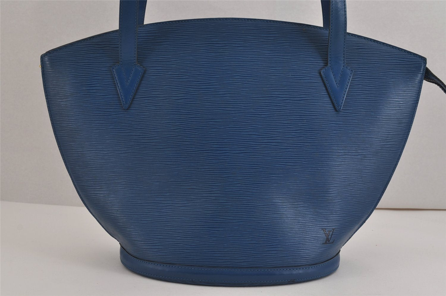Auth Louis Vuitton Epi Saint Jacques Shopping Shoulder Bag Blue M52265 LV 4845J