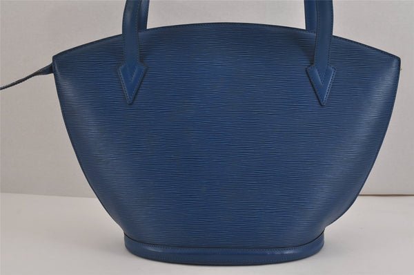 Auth Louis Vuitton Epi Saint Jacques Shopping Shoulder Bag Blue M52265 LV 4845J