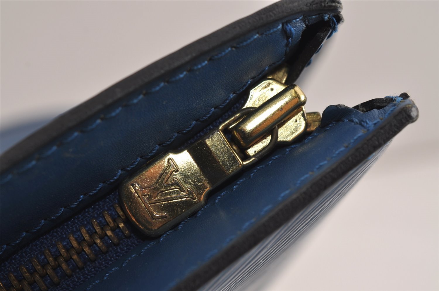 Auth Louis Vuitton Epi Saint Jacques Shopping Shoulder Bag Blue M52265 LV 4845J