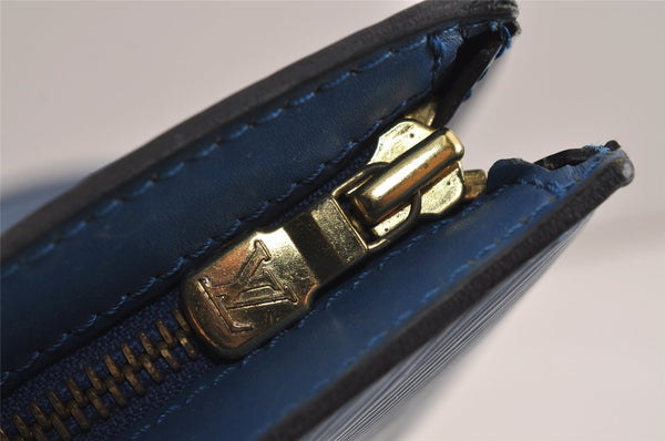 Auth Louis Vuitton Epi Saint Jacques Shopping Shoulder Bag Blue M52265 LV 4845J