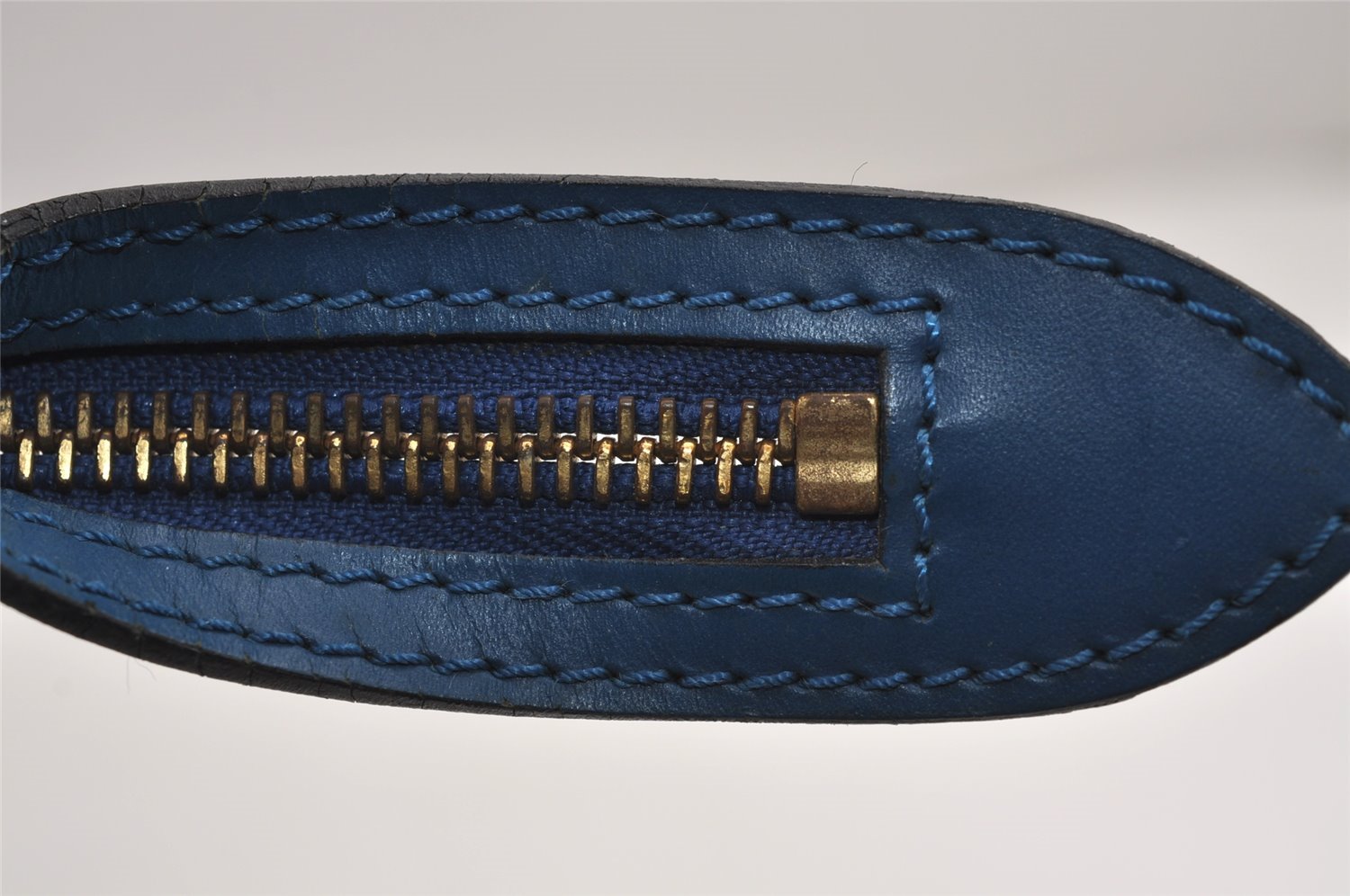 Auth Louis Vuitton Epi Saint Jacques Shopping Shoulder Bag Blue M52265 LV 4845J