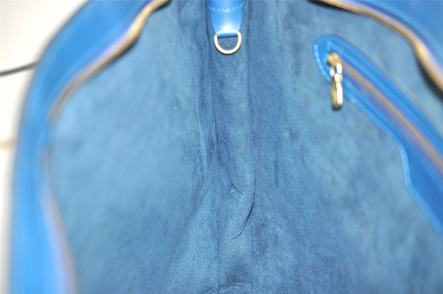 Auth Louis Vuitton Epi Saint Jacques Shopping Shoulder Bag Blue M52265 LV 4845J