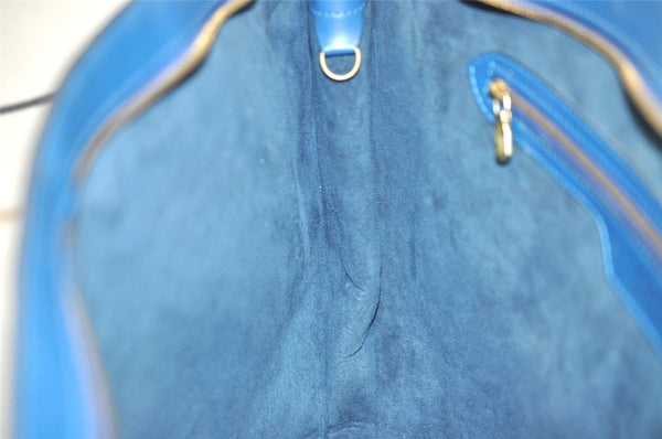 Auth Louis Vuitton Epi Saint Jacques Shopping Shoulder Bag Blue M52265 LV 4845J