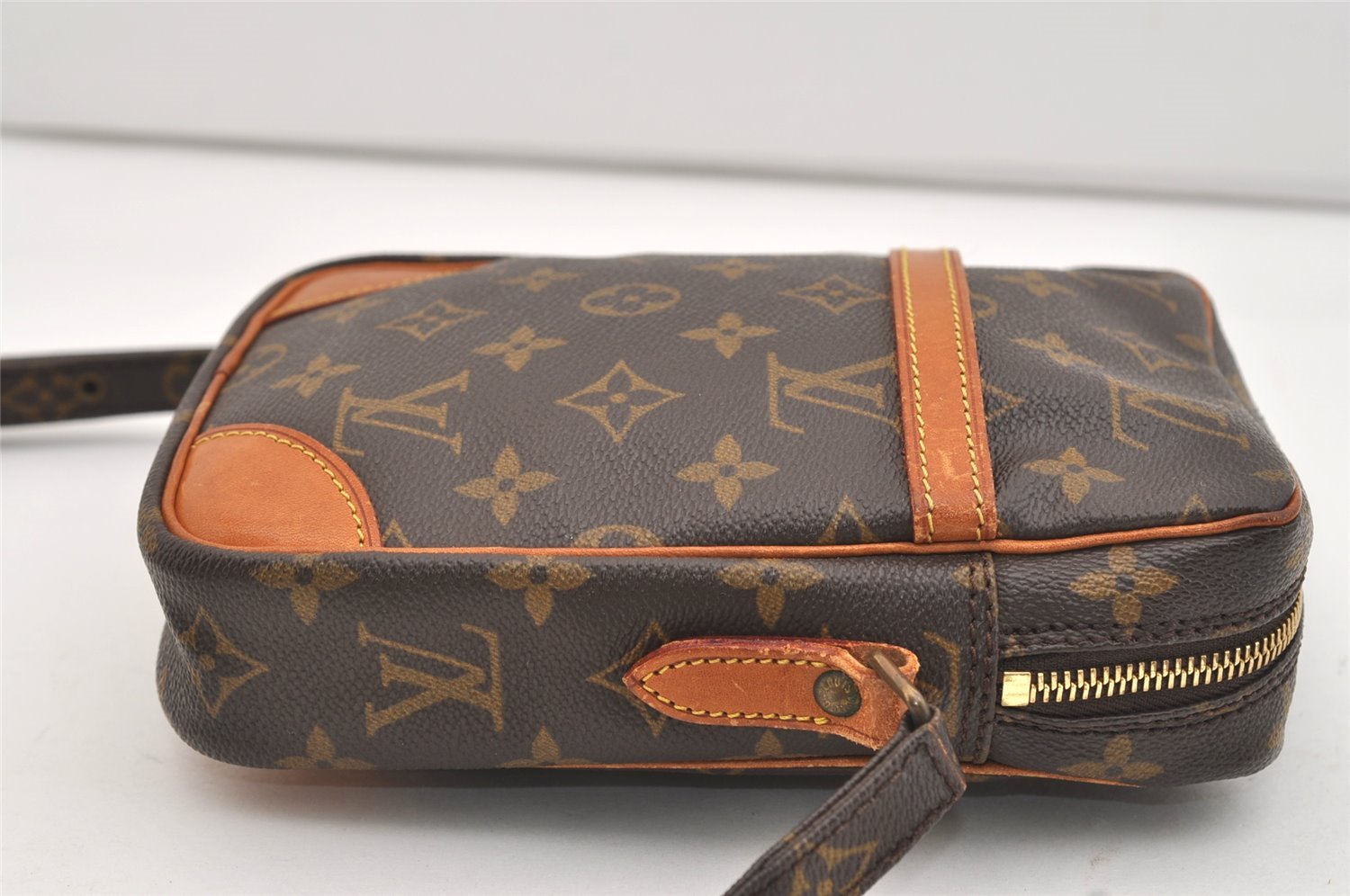 Authentic Louis Vuitton Monogram Danube Shoulder Cross Body Bag M45266 LV 4846J