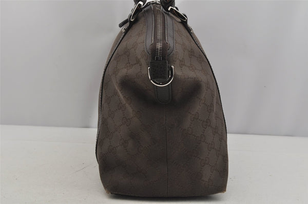 Authentic GUCCI 2Way Shoulder Tote Bag GG Canvas Leather 341503 Brown 4848J