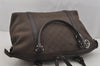Authentic GUCCI 2Way Shoulder Tote Bag GG Canvas Leather 341503 Brown 4848J