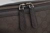 Authentic GUCCI 2Way Shoulder Tote Bag GG Canvas Leather 341503 Brown 4848J
