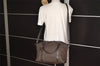Authentic GUCCI 2Way Shoulder Tote Bag GG Canvas Leather 341503 Brown 4848J