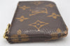 Authentic Louis Vuitton Monogram Pochette Cles Coin Purse Case M62650 LV 4848K