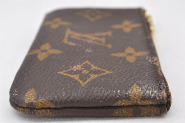 Authentic Louis Vuitton Monogram Pochette Cles Coin Purse Case M62650 LV 4848K