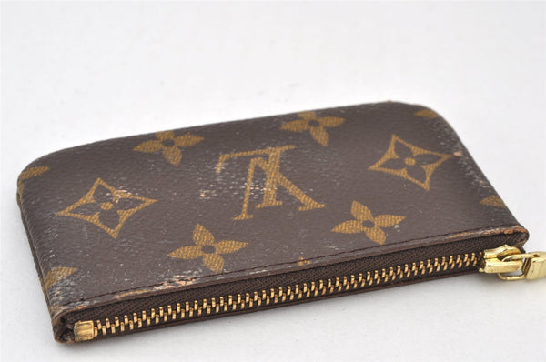 Authentic Louis Vuitton Monogram Pochette Cles Coin Purse Case M62650 LV 4848K