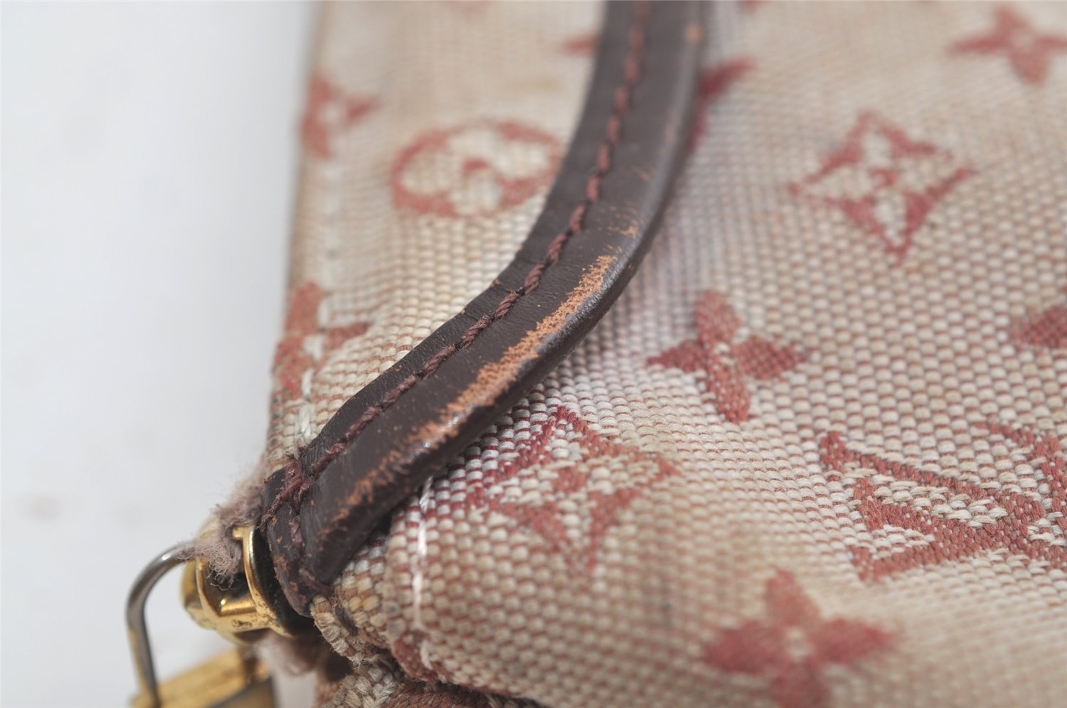 Authentic Louis Vuitton Monogram Mini Anne Sophie Pouch Pink M92696 LV 4849K