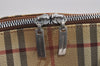 Authentic BURBERRY Nova Check PVC Leather 2Way Shoulder Hand Bag Beige 4850J
