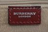 Authentic BURBERRY Nova Check PVC Leather 2Way Shoulder Hand Bag Beige 4850J