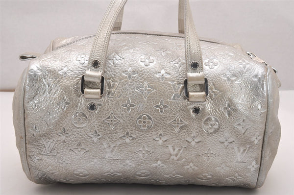 Authentic Louis Vuitton Monogram Shimmer Comete Hand Bag Silver M95817 LV 4851J
