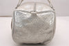 Authentic Louis Vuitton Monogram Shimmer Comete Hand Bag Silver M95817 LV 4851J