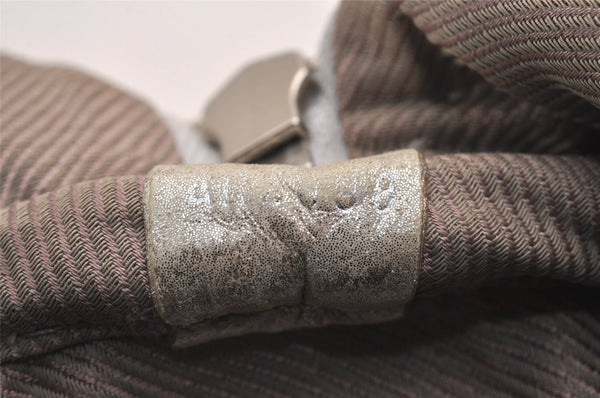 Authentic Louis Vuitton Monogram Shimmer Comete Hand Bag Silver M95817 LV 4851J