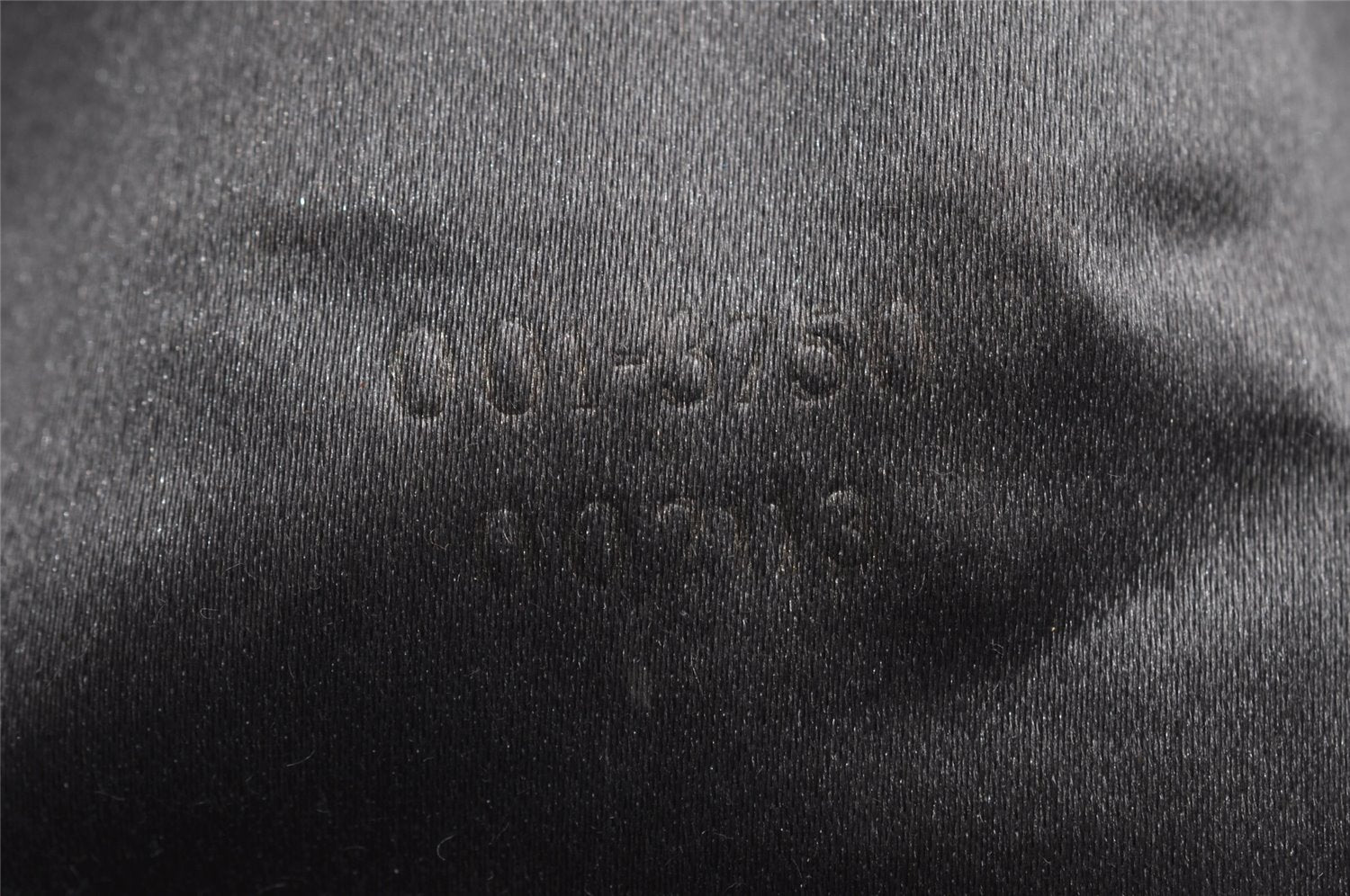 Authentic GUCCI Vintage Plastic Shoulder Hand Bag Velour 0013750 Gray 4853I